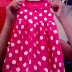 A baby's polka dot dress
